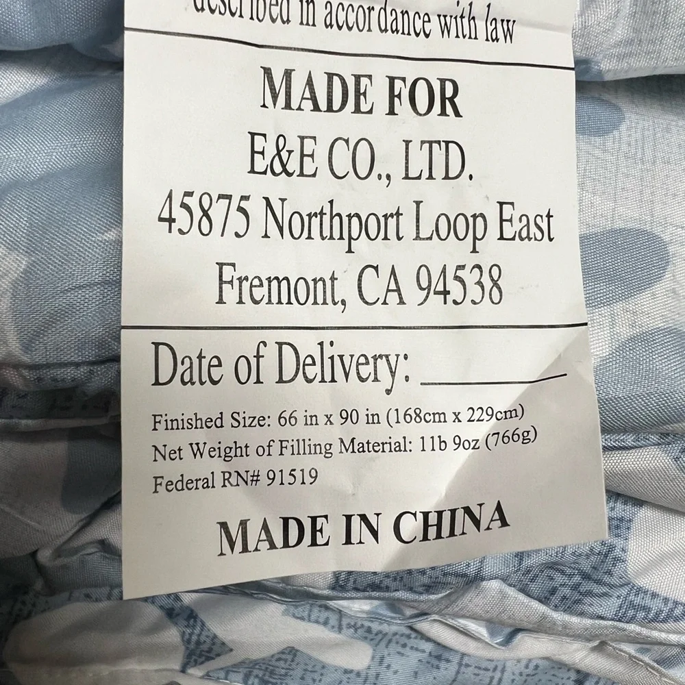 Twin comforter aria floral print reversible